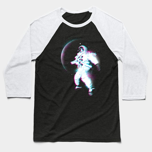 Astronaut Dragon Demo-2 Spacin' Out Baseball T-Shirt by BackintheDayShirts